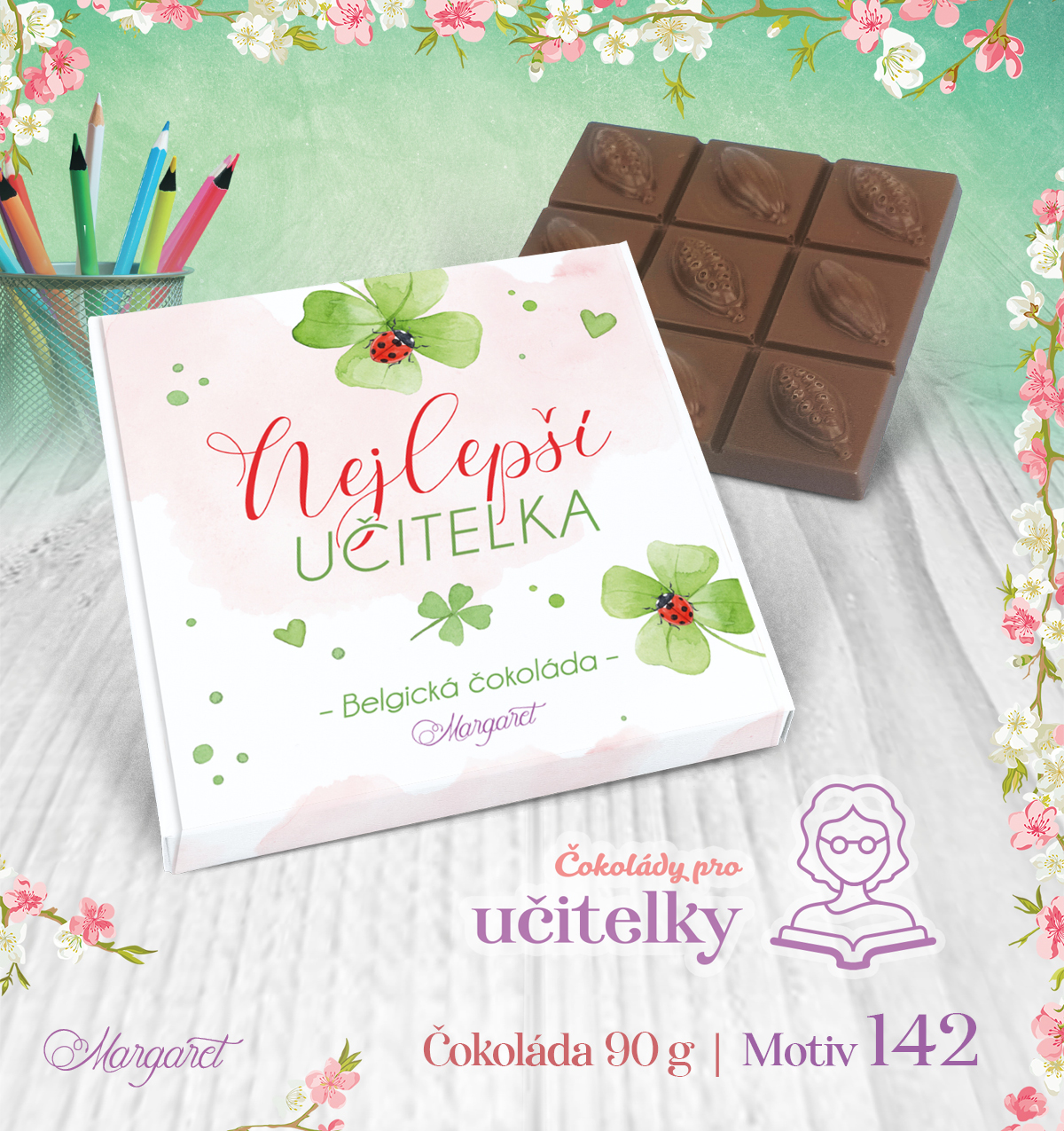 Belgická čokoláda 90 g | Motiv 142